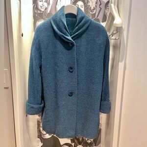 Alpaca Wool Vintage Pea Coat